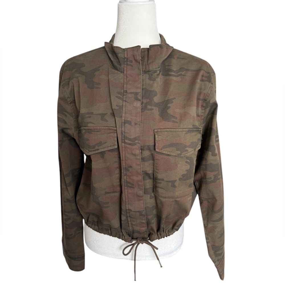 NWT! Sanctuary Armstrong Olive Green Camouflage Military Jacket Women’s Size M